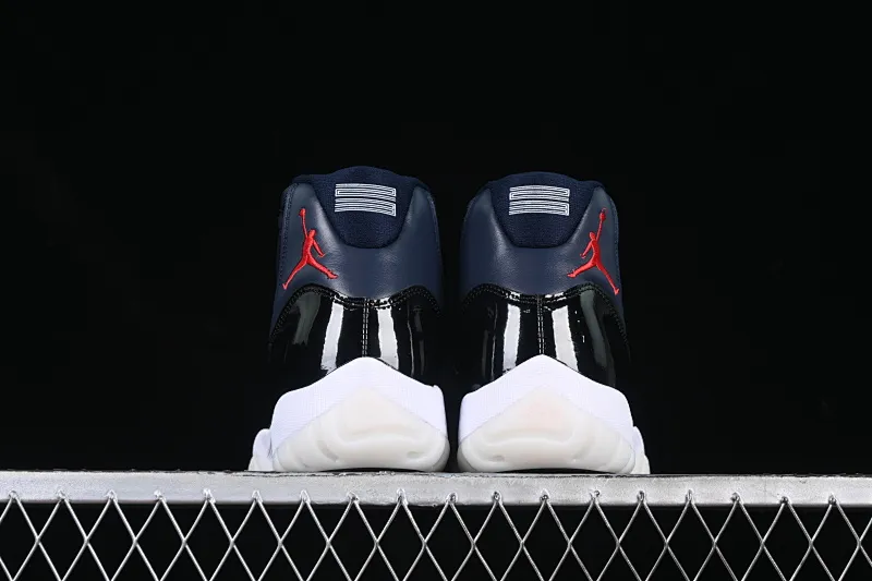 All categories Air Jordan Jordan series basketball shoes Air Jordan 11 Air Jordan 11 Retro AJ11 Joe 11 navy blue high-top basketball shoes CT8012-406